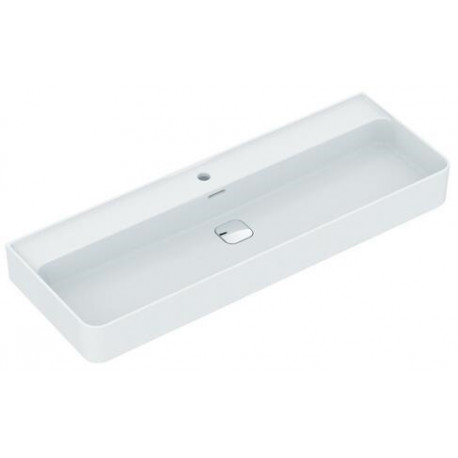 Lavabo STRADA II 1 trou robinetterie, dessous poncé 1200 x 430 x 170 mm blanc IDEAL STANDARD