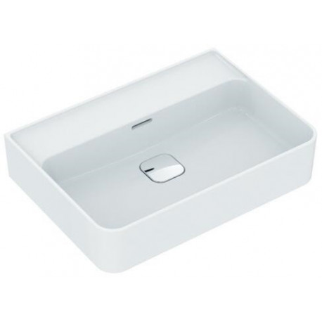 Lavabo STRADA II sans trou pour robinetterie, dessous poncé 600 x 430 x 170 mm blanc IDEAL STANDARD