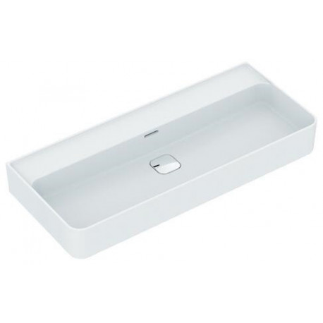 Lavabo STRADA II sans trou pour robinetterie, dessous poncé 1000 x 430 x 170 mm blanc IDEAL STANDARD