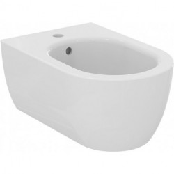 Bidet mural BLEND ROUND 355x540x250mm blanc 1 trou robinetterie IDEAL STANDARD