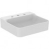 Lavabo CONCA 500x450x165mm blanc 3 trous robinet, sans trop-plein IDEAL STANDARD