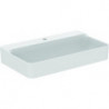 Lavabo CONCA 800x450x165mm, sablé blanc 1 trou robinet, sans trop-plein IDEAL STANDARD