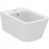 Bidet mural BLEND SQUARE 360x540x250mm blanc 1 trou robinetterie IDEAL STANDARD