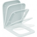 Abattant WC BLEND SQUARE 365x455x35mm blanc IDEAL STANDARD