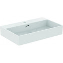 Lavabo EXTRA 700x450x150mm, sablé blanc 1 trou robinetterie, avec trop-plein IDEAL STANDARD