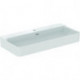 Lavabo CONCA 1000x450x165mm blanc avec trou robinet IdealPlus 1 avec trop-plein IDEAL STANDARD
