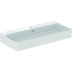 Lavabo CONCA 1000x450x165mm blanc avec trou robinet IdealPlus 1 avec trop-plein IDEAL STANDARD