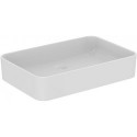Vasque pour lavabo CONCA 600x400x110mm blanc avec IdealPlus, sans trou pour robinet, sans trop-plein IDEAL STANDARD