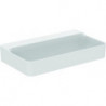 Lavabo CONCA 800x450x165mm blanc avec IdealPlus sans trou pour robinet, sans trop-plein IDEAL STANDARD