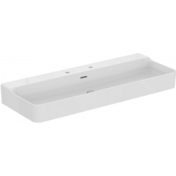 Lavabo CONCA 1200x450x165mm blanc avec robinetterie IdealPlus 2, avec trop-plein IDEAL STANDARD