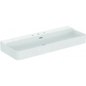 Lavabo CONCA 1200x450x165mm blanc avec robinetterie IdealPlus 3, avec trop-plein IDEAL STANDARD