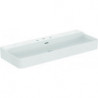 Lavabo CONCA 1200x450x165mm blanc avec robinetterie IdealPlus 3, avec trop-plein IDEAL STANDARD