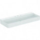 Lavabo CONCA 1200x450x165mm blanc 3 trous robinet, sans trop-plein IDEAL STANDARD
