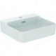 Lavabo CONCA 500x450x165mm, sablé blanc avec trou pour robinet IdealPlus 1, avec trop-plein IDEAL STANDARD