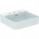 Lavabo CONCA 500x450x165mm, poncé blanc avec robinetterie IdealPlus 3, avec trop-plein IDEAL STANDARD