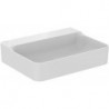 Lavabo CONCA 600x450x165mm, sablé blanc avec IdealPlus sans trou pour robinet, avec trop-plein IDEAL STANDARD
