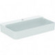 Lavabo CONCA 800x450x165mm, sablé blanc avec trou robinet IdealPlus 1, sans trop-plein IDEAL STANDARD