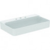 Lavabo CONCA 800x450x165mm, poncé blanc avec robinetterie IdealPlus 3, sans trop-plein IDEAL STANDARD