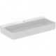 Lavabo CONCA 1000x450x165mm, poncé blanc avec trou robinet IdealPlus 1, sans trop-plein IDEAL STANDARD
