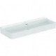 Lavabo CONCA 1200x450x165mm, sablé blanc avec trou robinet IdealPlus 1 avec trop-plein IDEAL STANDARD