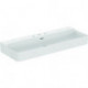 Lavabo CONCA 1200x450x165mm, sablé blanc avec robinetterie IdealPlus 3, avec trop-plein IDEAL STANDARD