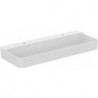 Lavabo CONCA 1200x450x165mm blanc avec robinetterie IdealPlus 2, sans trop-plein IDEAL STANDARD