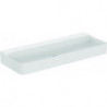 Lavabo CONCA 1200x450x165mm blanc avec IdealPlus, sans trou pour robinet, sans trop-plein IDEAL STANDARD