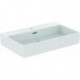 Lavabo EXTRA 700x450x150mm blanc avec trou robinet IdealPlus 1 avec trop-plein IDEAL STANDARD