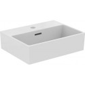 Lave-mains EXTRA 450x350x150mm blanc avec trou pour robinet IdealPlus 1 avec trop-plein IDEAL STANDARD