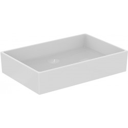 Vasque à poser EXTRA 600x400x125mm blanc sans trou pour robinet, sans trop-plein IDEAL STANDARD
