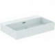 Lavabo EXTRA 700x450x150mm blanc sans trou pour robinetterie, avec trop-plein IDEAL STANDARD