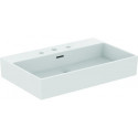 Lavabo EXTRA 700x450x150mm, sablé blanc 3 trous robinetterie, avec trop-plein IDEAL STANDARD