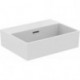 Lave-mains EXTRA 450x350x150mm, poncé blanc avec IdealPlus sans trou pour robinet, avec trop-plein IDEAL STANDARD