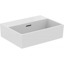 Lave-mains EXTRA 450x350x150mm, poncé blanc avec IdealPlus sans trou pour robinet, avec trop-plein IDEAL STANDARD