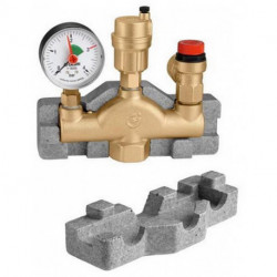 Groupe chaudière HEIZCAL 1 pouce IG avec isolation jusqu'à 50 kW CALEFFI