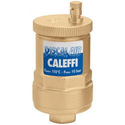 Purgeur d'air rapide Caleffi DISCALAIR automatique. MS 1/2 pouce Ext