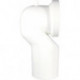 Coude de vidange IDS TONIC 90Gr. blanc coudé