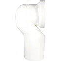 Coude de vidange IDS TONIC 90Gr. blanc coudé