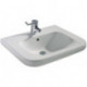 Lavabo CONTOUR 21 accessible en fauteuil roulant 650 x 555 x 175 mm blanc IDEAL STANDARD