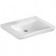 Lavabo S20 650 x 560/520 mm sans trou pour robinetterie, sans trop-plein blanc VITRA