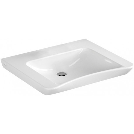 Lavabo S20 650 x 560/520 mm sans trou pour robinetterie, sans trop-plein blanc VITRA