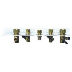 Rail de raccordement ecoGAS 30/36 kW, 45/36 kW, avec raccord gaz DN 20 MHG