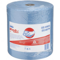WypAll X80 lingettes grand rouleau / acierbleu