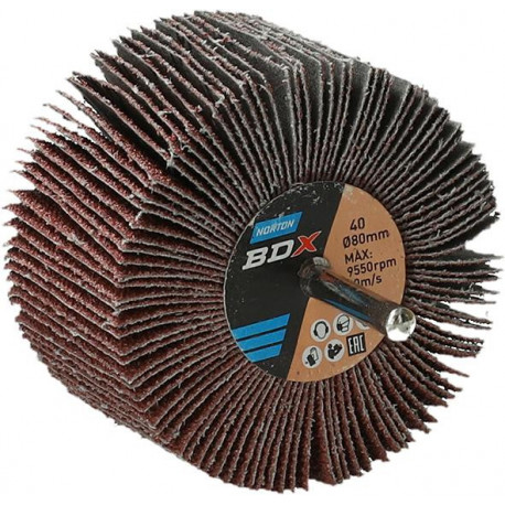 Disque à lamelle sur tige R207Plus 80x50x6 P40 (Par 10)