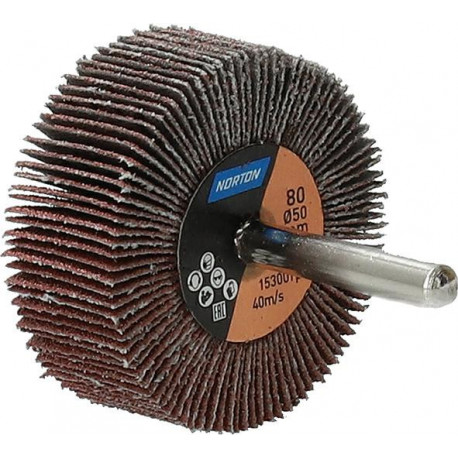Disque à lamelle sur tige R207Plus 50x20x6 P80 (Par 10)