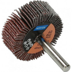 Disque à lamelle sur tige R207Plus 40x15x6 P60 (Par 10)
