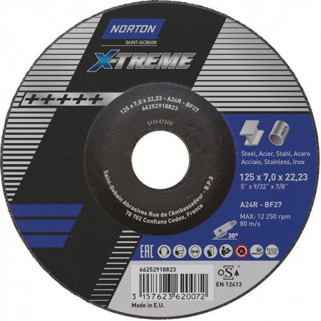 Disque de coupe X-Treme 125x70 T27
