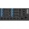 Module outil pour servante 1/3 Impact 163-570/24 Hazet