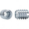 Écrou à visser avec fente DIN 7965 zn avec fentes M 6 x 10 x 12 (Par 1000)