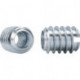 Écrou à visser avec fente DIN 7965 zn avec fentes M 6 x 12 x 12 (Par 1000)